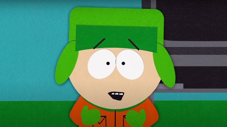 Kyle Broflovski with mouth open