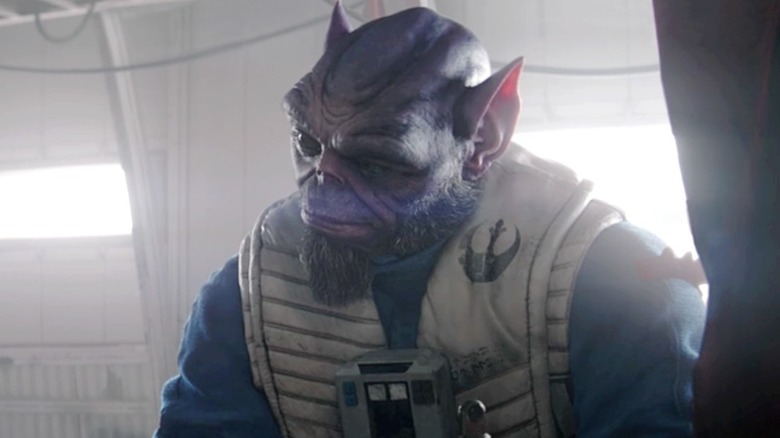 Zeb Orrelios looking thoughtful