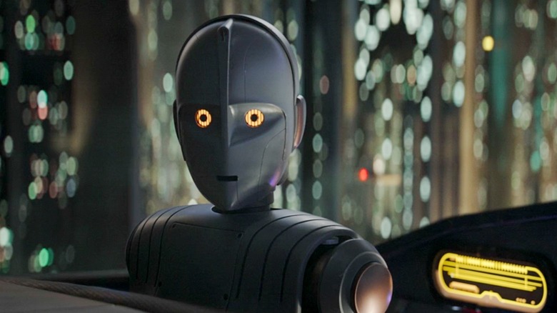 Smiling droid