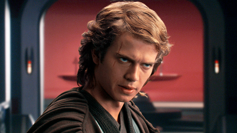 Anakin Skywalker stares 