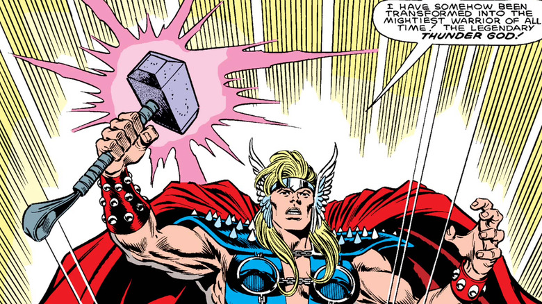 Dargo wields Mjolnir