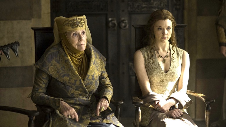 Olenna Tyrell and Margaery Tyrell