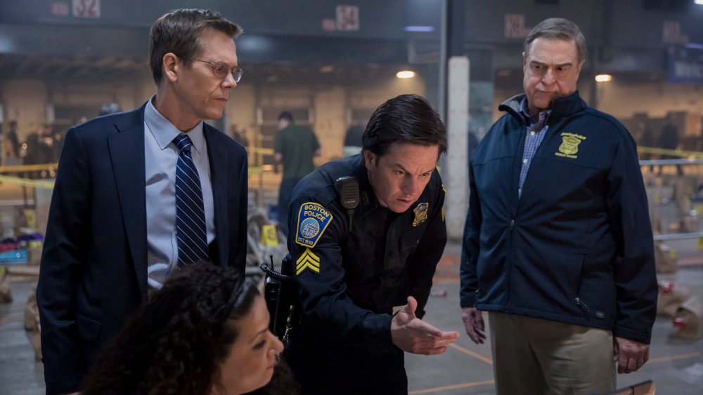 Kevin Bacon, Mark Wahlberg, and John Goodman in Patriots Day