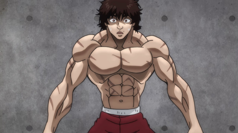 Baki Hanma fighting praying mantis