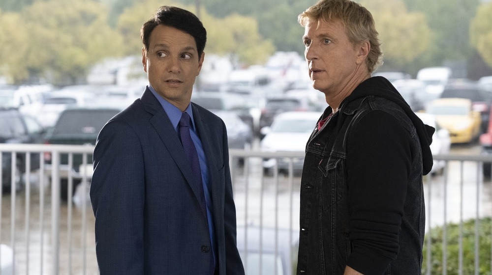 Daniel LaRusso and Johnny Lawrence in Cobra Kai season 3