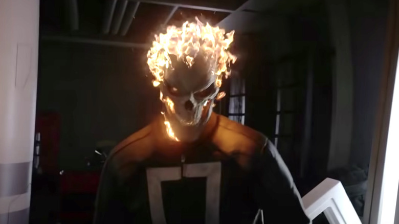 Ghost Rider flaming skull