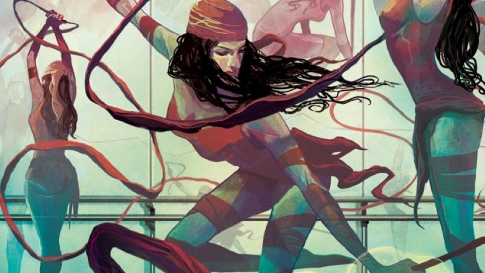 Elektra comic book art