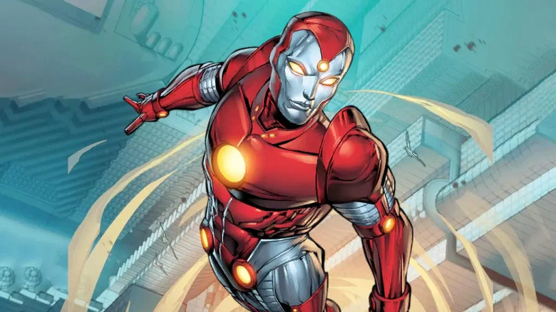 Iron Lad soars through the air