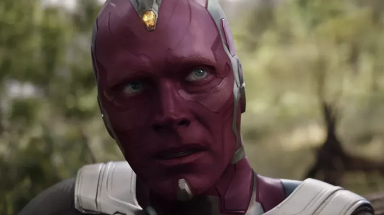 Vision looking distraught