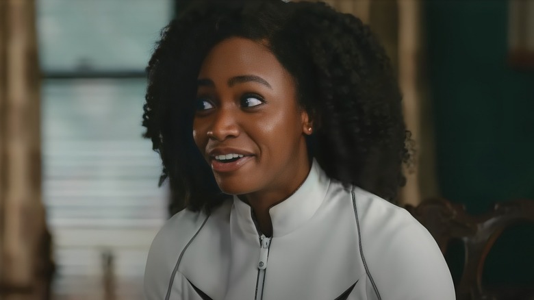 Monica Rambeau smiling