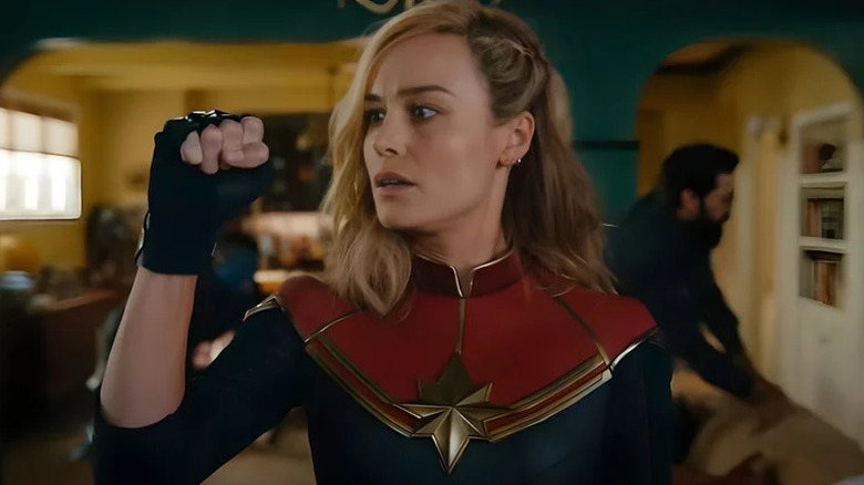 Carol Danvers looking confused