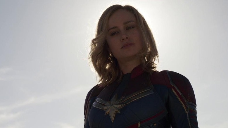 Captain Marvel thinking