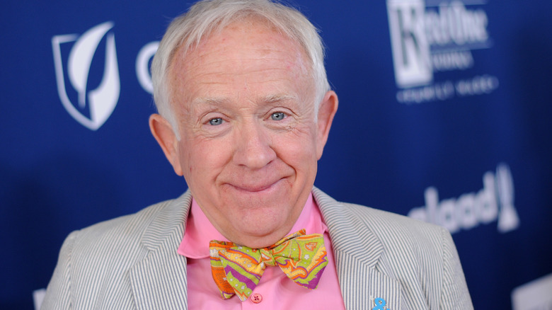 Leslie Jordan smiling with bow tie