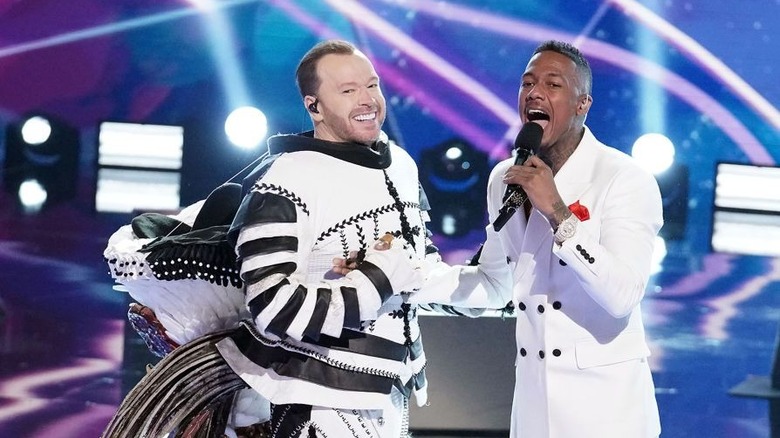 Donnie Wahlberg as Cluedle-Doo with Nick Cannon