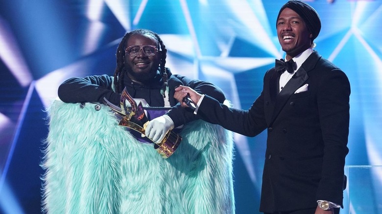 T-Pain unmasked as Monster with Nick Cannon