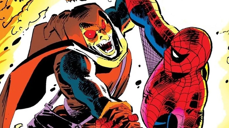 The Hobgoblin fighting Spider-Man