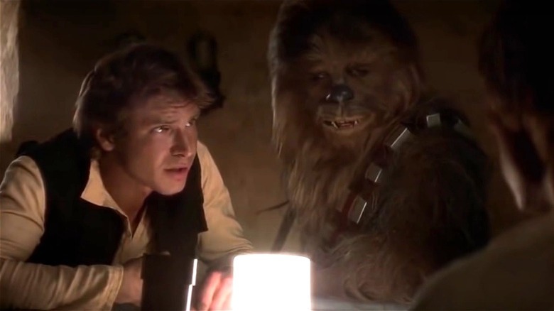 Han Solo and Chewbacca