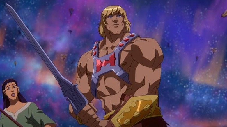 He-Man prepping for battle