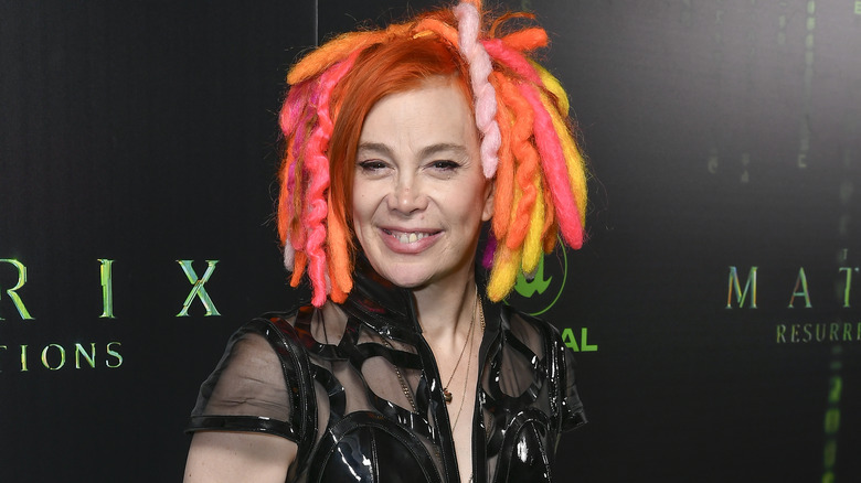 Smiling Lana Wachowski