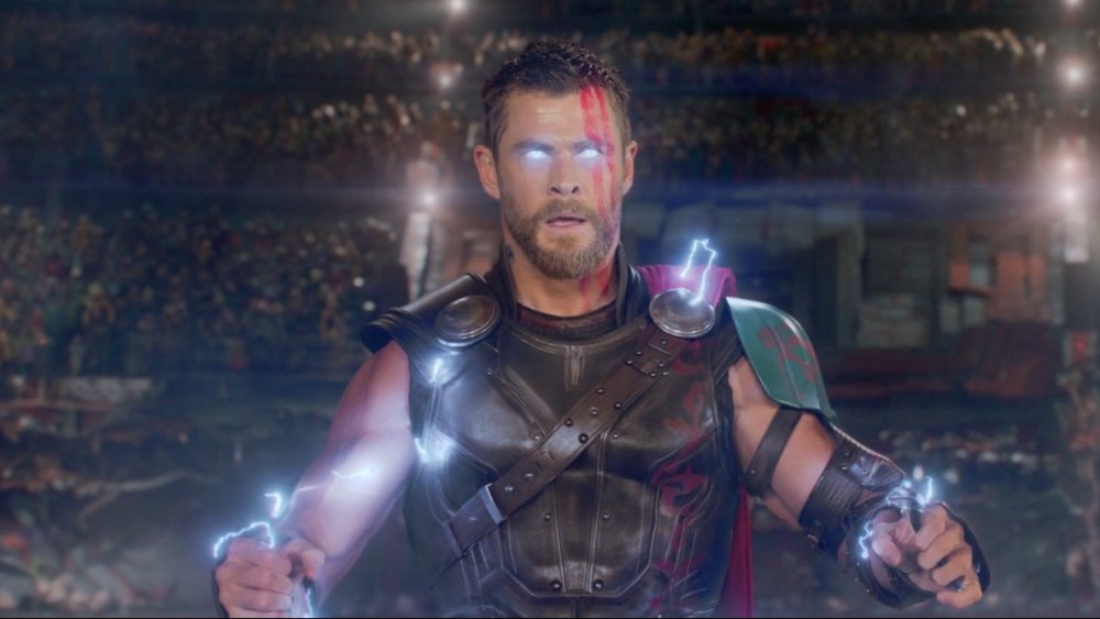 Chris Hemsworth as Thor in Thor: Ragnarok