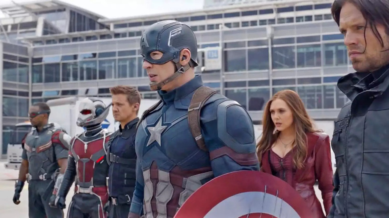 Captain America's team prepares to fight