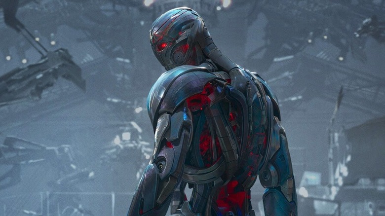Ultron looks over his shoulder