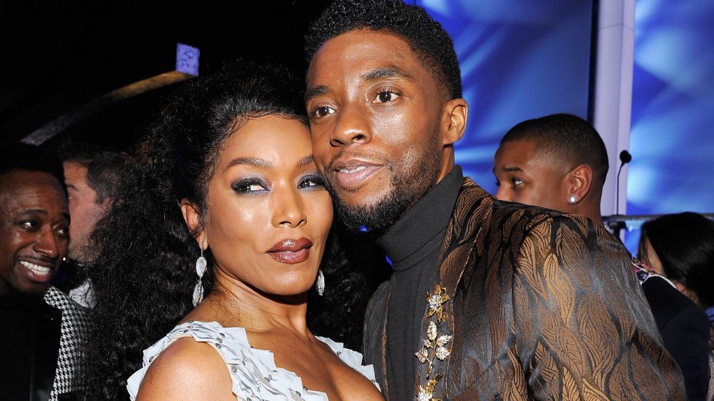 Chadwick Boseman and Angela Bassett