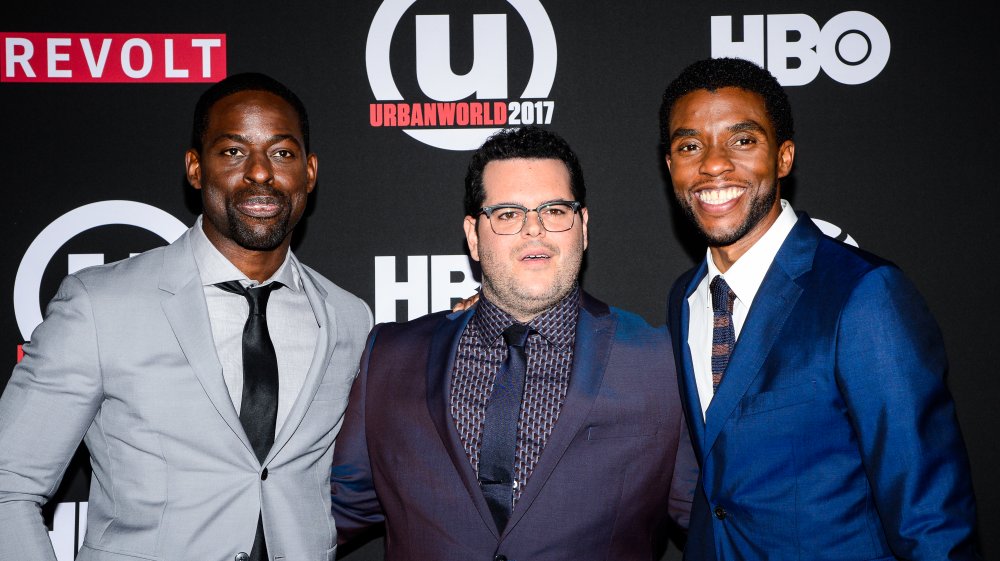 Sterling K. Brown, Josh Gad, and Chadwick Boseman