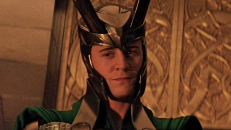 Loki wears crown in Thor