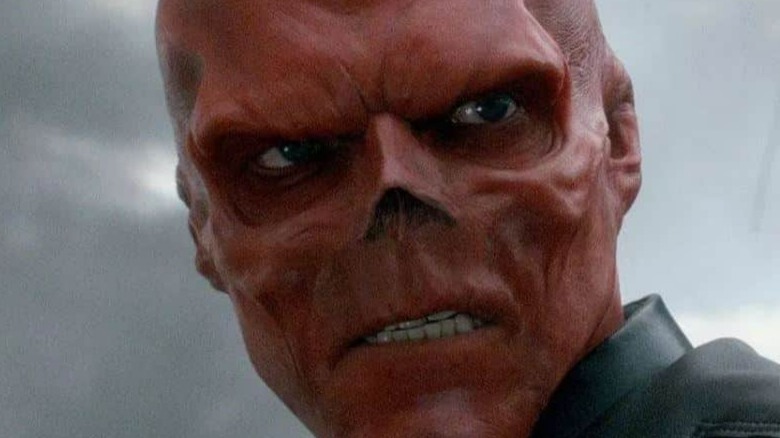 Red Skull grimacing