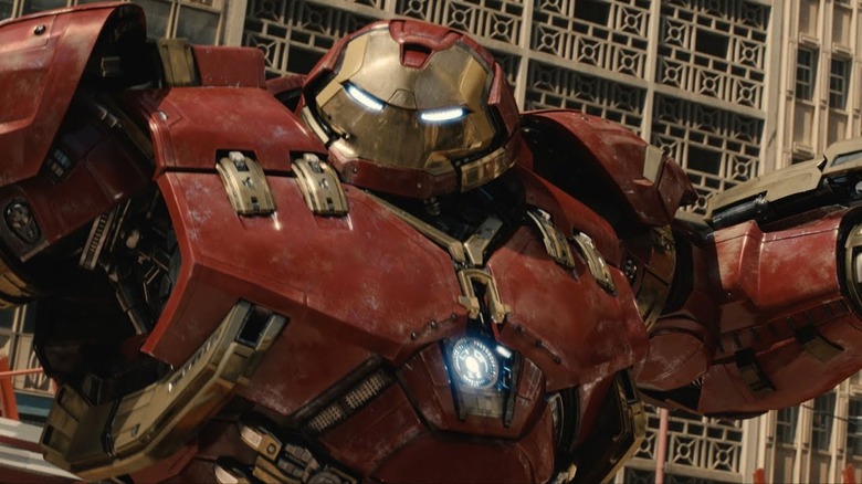 Iron Man wearing the Hulkbuster suit