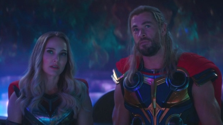 Thor and Jane talking