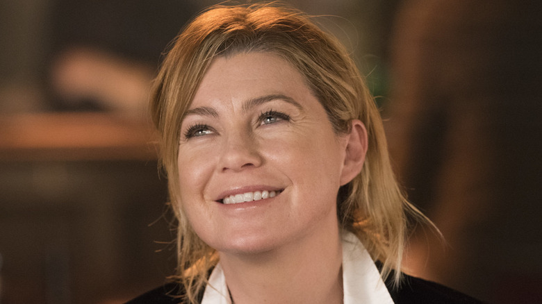 Ellen Pompeo as Meredith Grey on Grey's Anatomy