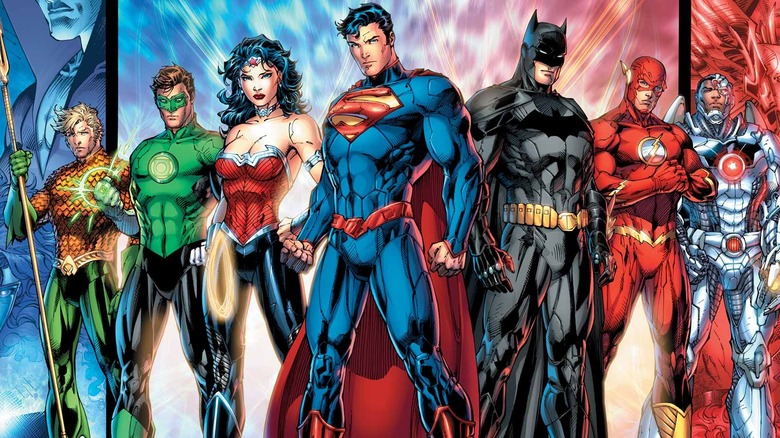 Justice League side by side