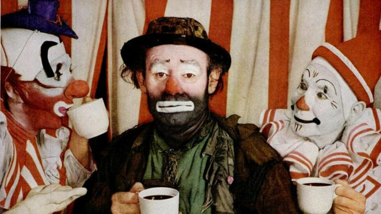 Emmett Kelly as Weary Willie with Ringling Bros. Barnum & Bailey Circus