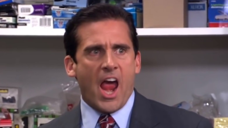 Michael Scott yelling