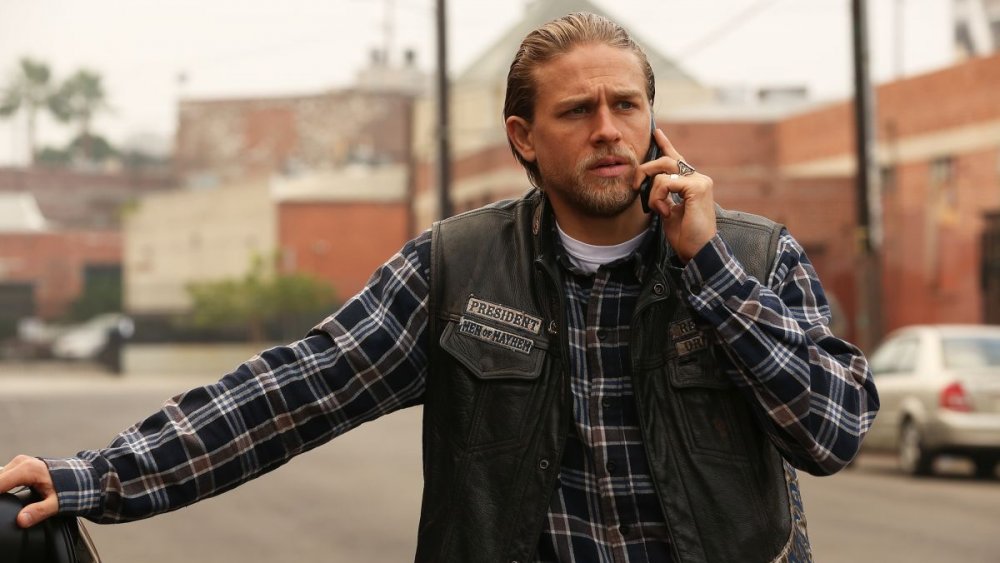 Charlie Hunnam as Jax Teller in FX's Sons of Anarchy