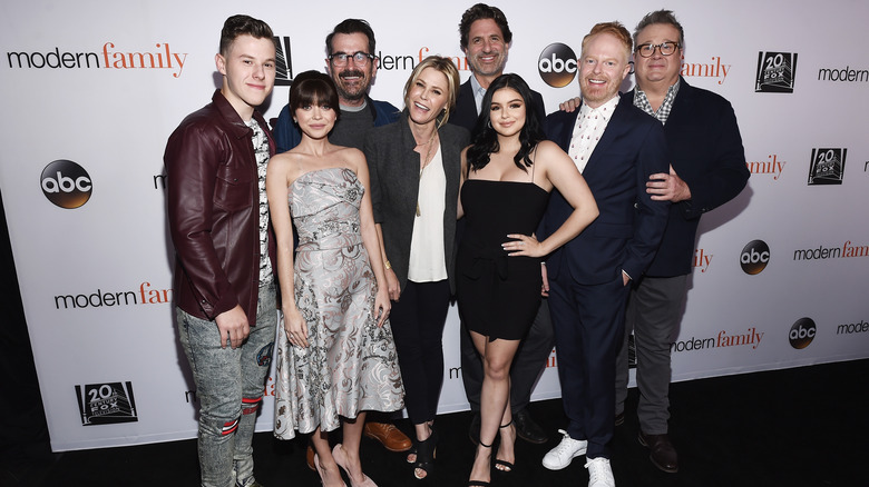 The cast of Modern Family on the red carpet