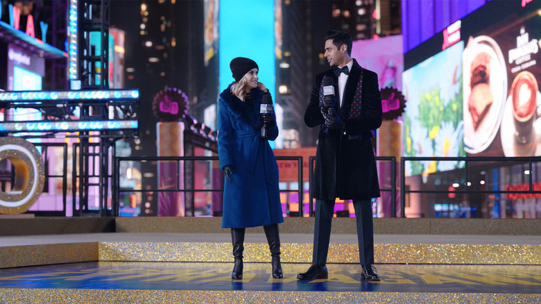 Bradley and Eric in Times Square