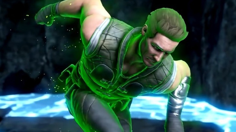 Johnny Cage powering up