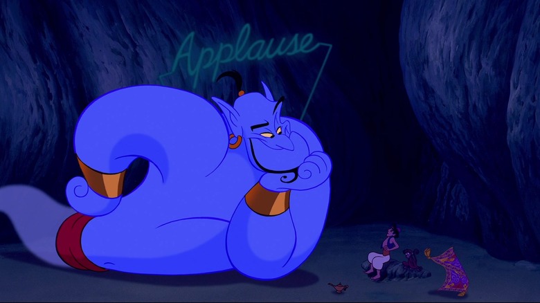 Genie with applause sign