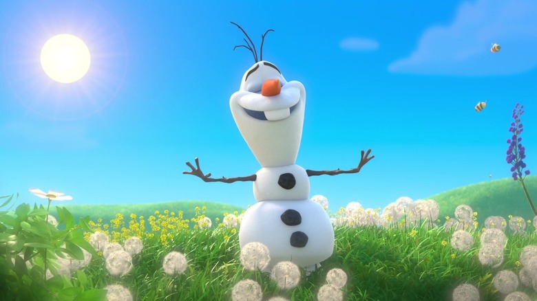 Olaf on sunny summer day