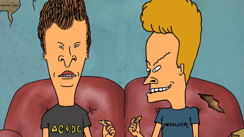 Beavis and Butt-Head eat nachos 