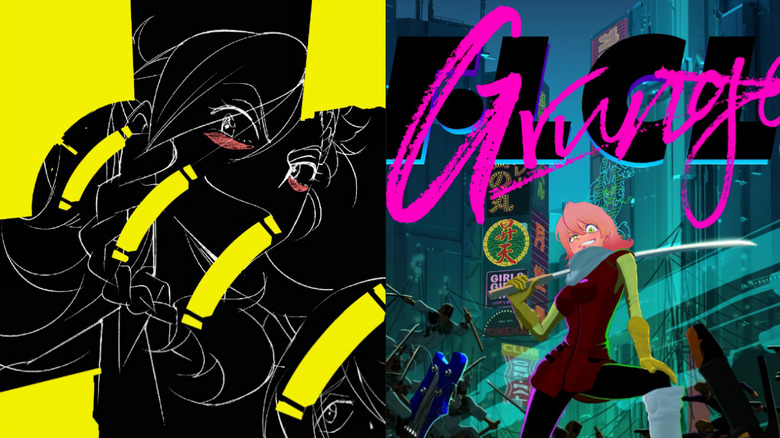 posters for FLCL: Shoegaze and FLCL: Grunge