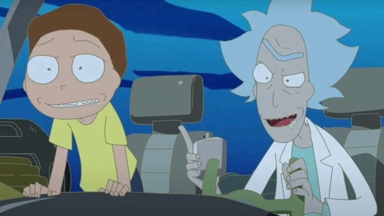 anime Rick and Morty