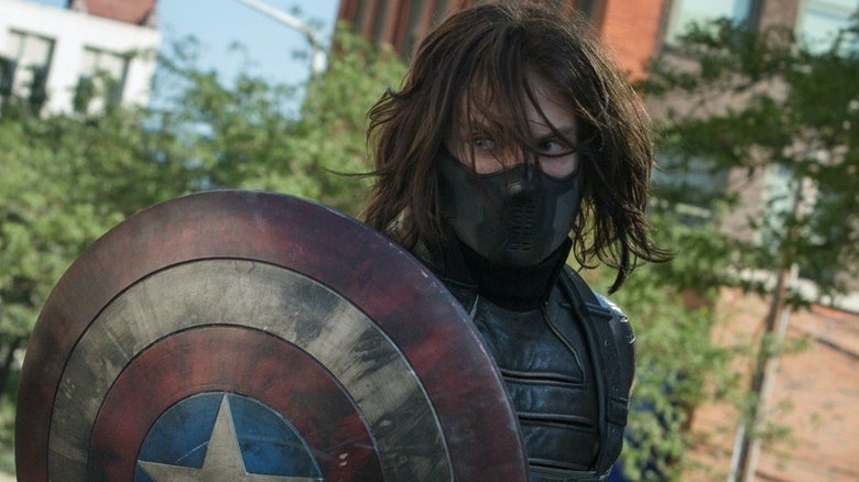 Winter Soldier with Captain America's Shield