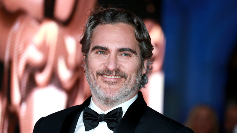 Joaquin Phoenix in black tie