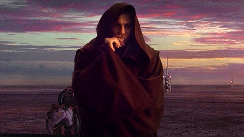 Obi-Wan Kenobi in Jedi robe 