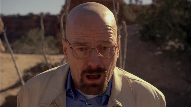 Walter White crying out