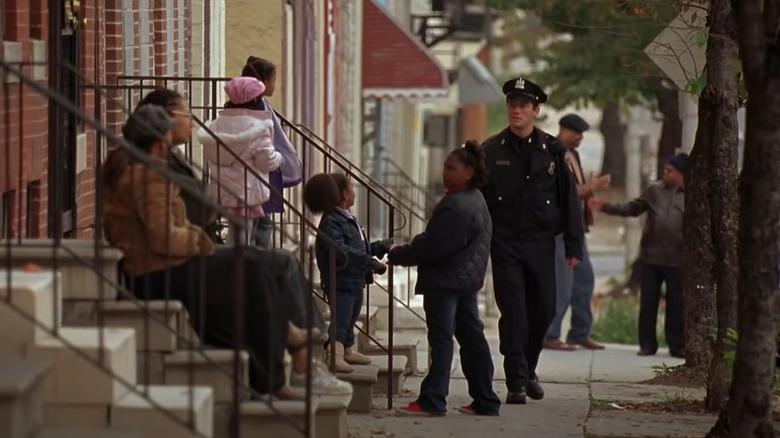 Baltimore street in The Wire